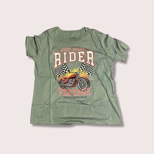 Goodie Two Sleeves Green Graphic T-Shirt